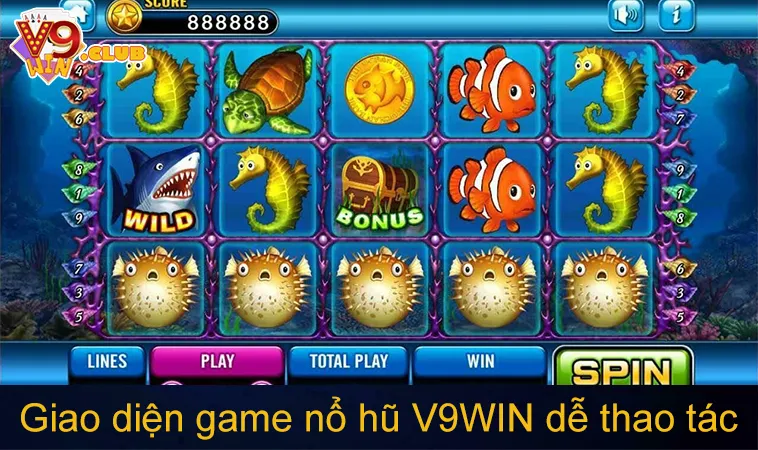 Nổ Hũ V9WIN 131 Giao diện game nổ hũ V9WIN dễ thao tác